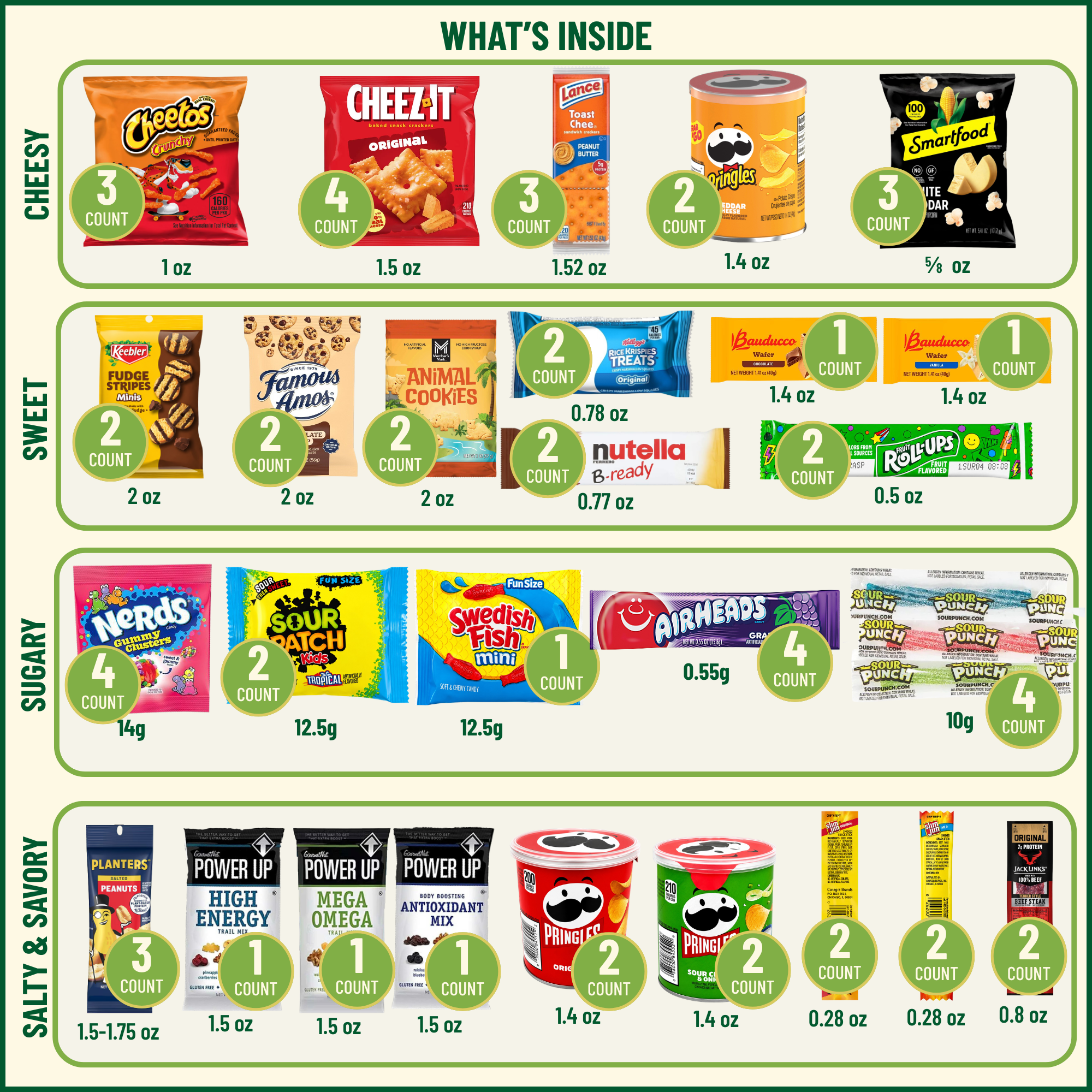 Military Snack Box 60 ct