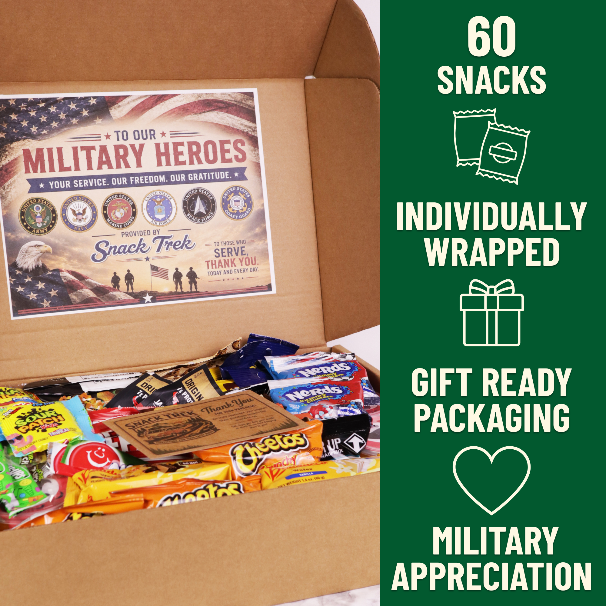 Military Snack Box 60 ct