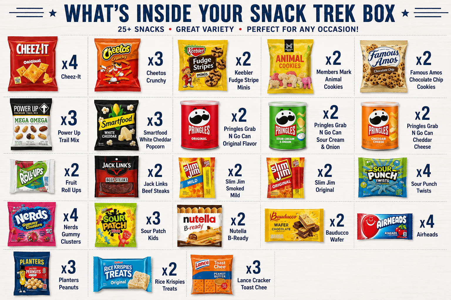 Military Snack Box 60 ct